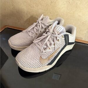 Nike Gray and Cream Athletic Shoes